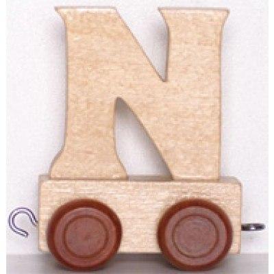Buchstabenzug teile von A-Z für die Holzeisenbahn